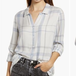 Thread & Supply Button Up Plaid Shirt Size Small